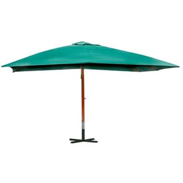 Floating Parasol Melia 300 x 400 cm Green - Elegant Sun Protection