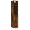 Highboard Smoked Oak - Stylish Storage Solution 34.5x34x180 cm