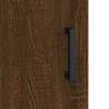 Stylish Highboard Brown Oak - 69.5x34x180 cm | HipoMarket