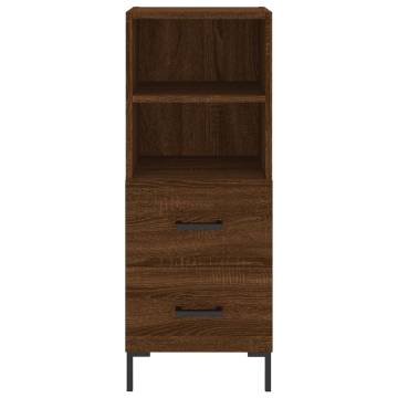 Elegant Highboard Brown Oak - Stylish Storage Solution