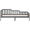 Day Bed Grey 90x200 cm Solid Wood Pine - Versatile & Stylish