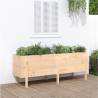 Garden Raised Bed 160x50x57 cm - Solid Pine Wood