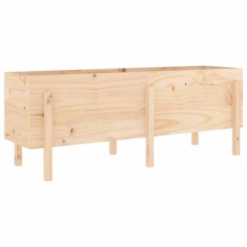 Garden Raised Bed 160x50x57 cm - Solid Pine Wood