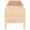 Garden Raised Bed 160x50x57 cm - Solid Pine Wood