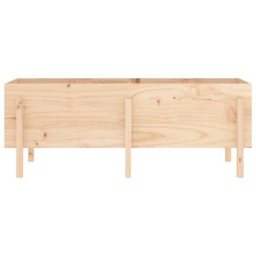 Garden Raised Bed 160x50x57 cm - Solid Pine Wood