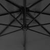 Elegant Cantilever Umbrella with Steel Pole - 300 cm Anthracite