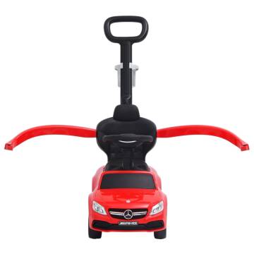 Push Walk Car Mercedes-Benz C63 Red - Fun & Safe Ride for Kids