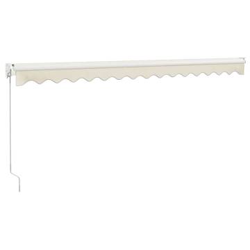 Retractable Awning Cream 4x3m - Durable & Stylish Shade