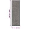 Light Brown Tufted Doormat 60x180 cm - Essential Porch Accessory