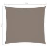 Sunshade Sail Oxford Fabric 7x7m Taupe - Outdoor Protection