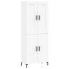 Highboard White 69.5x34x180 cm - Stylish Storage Solution