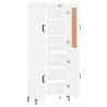 Highboard White 69.5x34x180 cm - Stylish Storage Solution