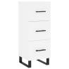 Stylish Highboard White 34.5x34x180 cm | HipoMarket