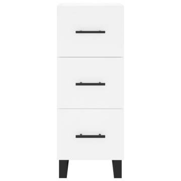 Stylish Highboard White 34.5x34x180 cm | HipoMarket