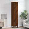 Highboard Brown Oak 34.5x34x180 cm Engineered Wood Colour brown oak Quantity in Package 1 Model 1 door 