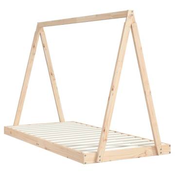 Kids Bed Frame 90x190 cm Solid Wood Pine - HipoMarket