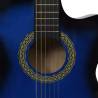 Western Classical Cutaway Guitar with Equalizer - Blue