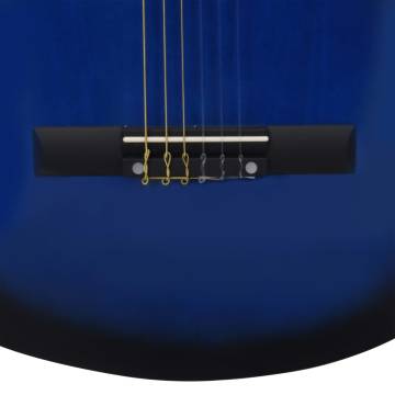 Western Classical Cutaway Guitar with Equalizer - Blue