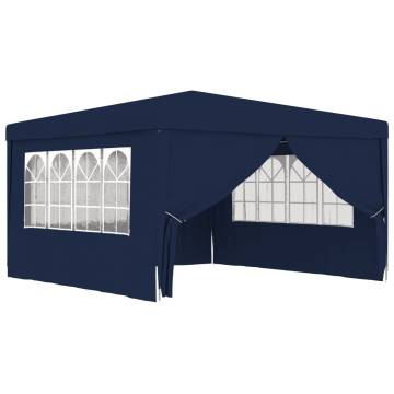 Professional Party Tent 4x4m Blue - Durable & Stylish