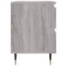 Elegant Grey Sonoma Bedside Cabinets - 2 pcs | Hipo Market UK