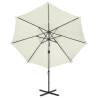 Cantilever Umbrella with LED Lights | Sand | 300 cm