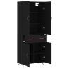 Stylish Highboard Black - 69.5x34x180 cm | Hipo Market