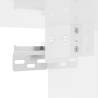 Elegant Wall Mounted Cabinets - High Gloss White - 2 pcs