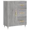 Highboard Grey Sonoma - Stylish Storage Cabinet | Hipomarket