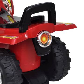 Red Children's Ride-on Quad - Fun & Safe Playtime