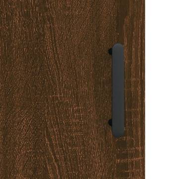 Elegant Wall Mounted Cabinets - Brown Oak - 2 pcs | Hipomarket