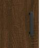 Elegant Wall Mounted Cabinets - Brown Oak - 2 pcs | Hipomarket