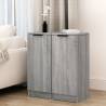 Sideboards 2 pcs Grey Sonoma 30x30x70 cm Engineered Wood Colour grey sonoma Quantity in Package 2 