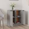 Stylish Sideboards 2 pcs Grey Sonoma - Quality Engineered Wood