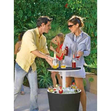 Keter Cool Bar Anthracite 192710 – Trendy Outdoor Cocktail Table