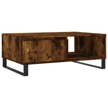 Coffee Table Smoked Oak - Stylish & Functional | HipoMarket