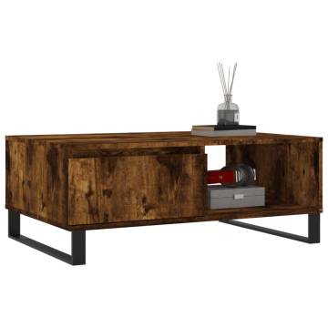 Coffee Table Smoked Oak - Stylish & Functional | HipoMarket