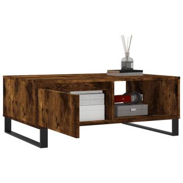 Coffee Table Smoked Oak - Stylish & Functional | HipoMarket