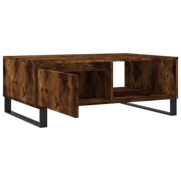 Coffee Table Smoked Oak - Stylish & Functional | HipoMarket