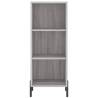 Stylish Highboard Grey Sonoma - Engineered Wood 180 cm