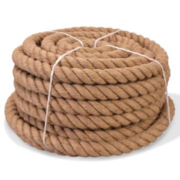 Durable 100% Jute Rope 40mm x 30m for Home & Garden Use