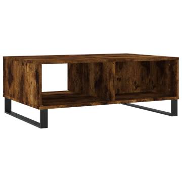 Coffee Table Smoked Oak - Stylish & Functional | HipoMarket