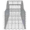 Arched Gabion Baskets 4 pcs - Decorative Garden Barriers