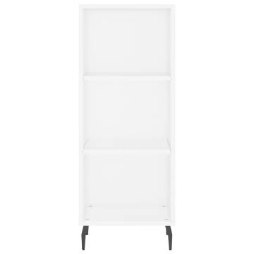 Elegant Highboard White 34.5x34x180 cm | Hipomarket