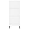 Elegant Highboard White 34.5x34x180 cm | Hipomarket