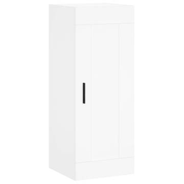 Elegant Highboard White 34.5x34x180 cm | Hipomarket