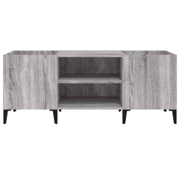 Record Cabinet Grey Sonoma 121x38x48 cm - Hipomarket