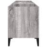 Record Cabinet Grey Sonoma 121x38x48 cm - Hipomarket