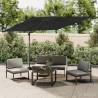 Double Top Cantilever Umbrella Black 300x300 cm Colour black Size 300 x 300 x 258 cm Quantity in Package 1 