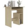 Desk Sonoma Oak 80x45x74 cm - Modern & Durable Workstation