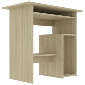 Desk Sonoma Oak 80x45x74 cm - Modern & Durable Workstation